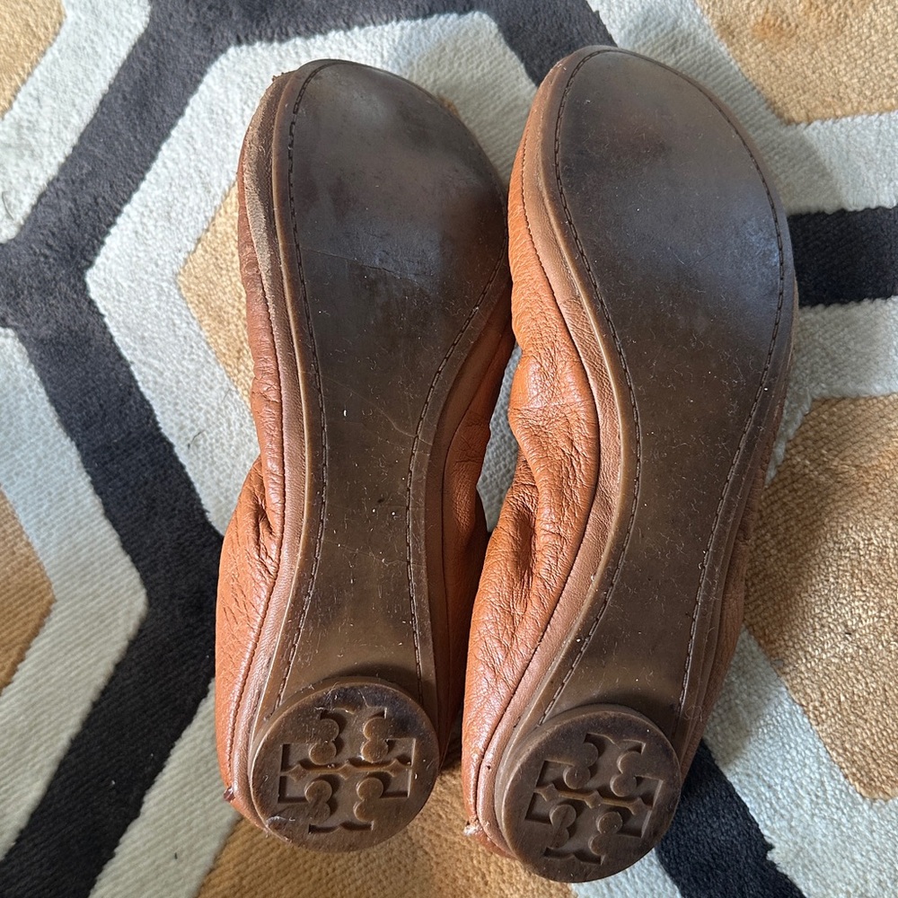Tori Burch Leather Ballet Flats - Picture 4 of 4